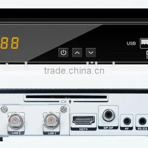 Dvb s2 S1010 Twin Tuner Decoder Receiver With Pvr/wifi/ca/internet S1010 Satellite Receiver thumbnail-1