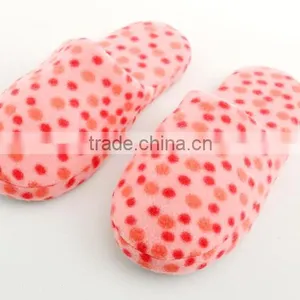 Dot Pattern Cute Teenagers Girls Bedroom Slippers Autumn and Winter to Keep Warm Slippers thumbnail-3