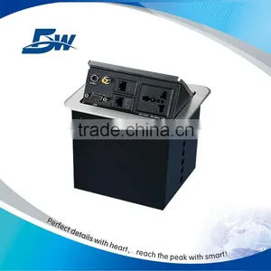 BW-T651 Brush Cover Desktop Electric Boxes / Pop Up Power Box thumbnail-1