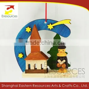Wood Christmas Tree Hanging Decoration thumbnail-1