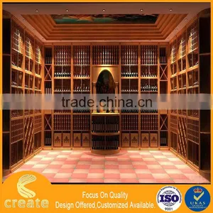 Customized Wooden Special House Design for Wine Display Stand Cabinets & Case From China Factory thumbnail-1