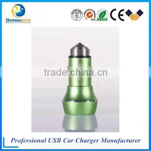 Original Design 2 Usb Car Charger for Mobile Phone and Tablet High Power 5V1A thumbnail-1