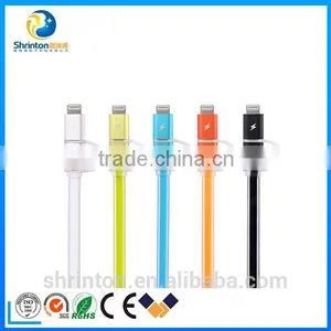 REMAX 2 in 1 Led Usb Cable for Both Iphone and Samsung thumbnail-6