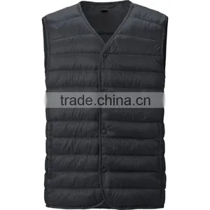 Winter Wholesale 100% Polyester Tight Vest for Men Custom thumbnail-1