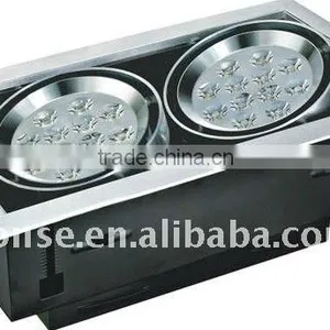 24W Aluminum Square Shape LED Grille Light thumbnail-1