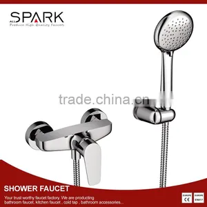Surface Mounted Brass Shower Faucet Set With Head Shower I15-301 thumbnail-1