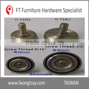 Made In Taiwan 40 mm Heavy Duty Stainless Steel Metal Equipment Machine Furniture Table Leg thumbnail-3