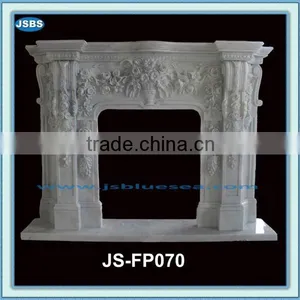 White Marble Lowes Fireplace Inserts thumbnail-1