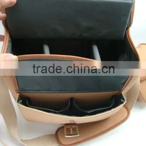 2016vintage Style Laptop Bag pu Leather Camera Bag Cross Body Bag Travel Shoulder Messenger Bag thumbnail-3