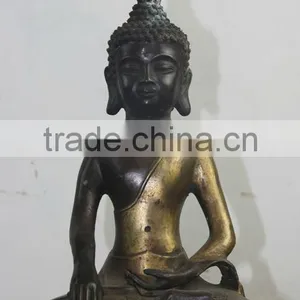 Chinese Antique Copper Thailand Buddha thumbnail-1
