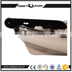Non Inflatable Cheap Canoe Kayak Accessories Aluminum Rudder With Pedal Apply to Boat Made in China thumbnail-3