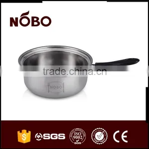 Chinese Style Single Handle Stainless Steel Milk Pot thumbnail-6
