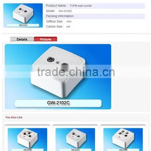 TV/FM Wall Socket thumbnail-2