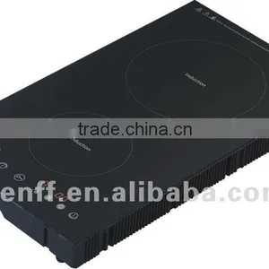 With CE, CB, GS, RoHS, ERP Certificate! Touch Control Digital Display 3000w 2 Burner Induction Cooker thumbnail-1