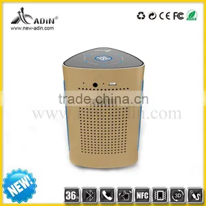 Portable Audio Player Aluminum Nfc Bluetooth Vibration Speaker With Microphone thumbnail-3