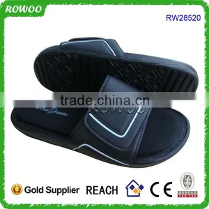 High Quality Memory Foam Bedroom Slippers Custom Designs Mens Slide Sandals thumbnail-2
