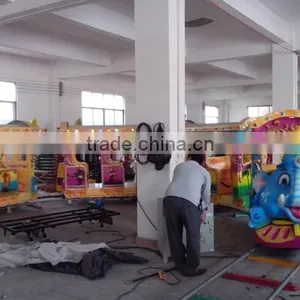 Super Supplier Amusement Park Mini Train Rides, Playground Rides Elephant Mini Train for Kids Quality Choice thumbnail-2
