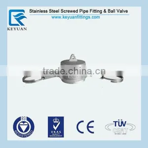 316 Stainless Steel Quick Coupling,Type DC,Dust Cap 3/4" thumbnail-1