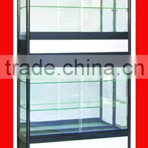 Black Glass and Wooden Display Cabinet Fot Commercial thumbnail-1