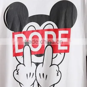 China Wholesale Breathable Organic Cotton Fancy Printed Teen Girl t Shirt thumbnail-4