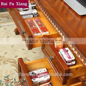 Solid Wood Vintage Office Computer Desk Assemble for Office Furniture AG-203 thumbnail-3