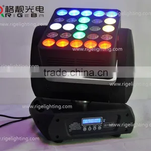 Fresh New Hot Selling 25*10w RGBW 4in1 Infinite Matrix Blinder Disco Stage Light Led Moving Head Light thumbnail-6