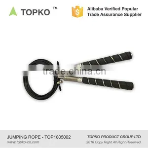 TOPKO Crossfit Speed Adjustable Jump Rope Anti-slip Jump Rope With 17cm Handle thumbnail-3