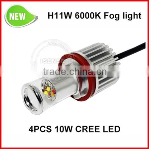 Automotive Auto Led Lighting Car Accessories H10 Led Fog Light Led Headlight Car Lamps 4pcs CR Led Chips 10W DC9V-30V thumbnail-3