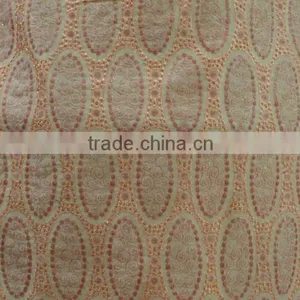 Beautiful Party Dress Custom Embroidery Fabric Combed Cotton Fabric Designer Dress thumbnail-2
