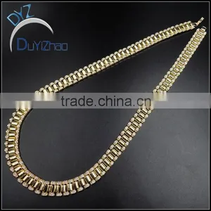 Hip Hop Men's Necklace Jewelry, Hip Hop Gold Necklace for Men Quality Choice thumbnail-1