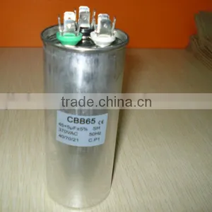 45+5uf Aluminum Case Motor Run Capacitor Especially for Air Conditioner thumbnail-1