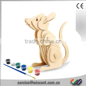 Educational Toys Wood 3D Animal Puzzle thumbnail-1