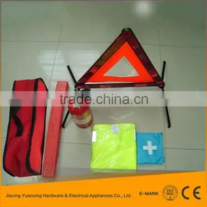Car Road Tool , Warning Triangle , First Aid Car Emergency Kit thumbnail-1