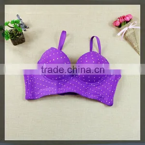 2015 Hot Selling New Design Lady's Cotton Fashion Solid Push up Bra##HF_4148 thumbnail-1