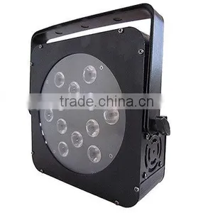 Excellent Quality Hot-sale 12*15w Rgbwa+uv 6 in 1 Flat Led Par 64 Stage Lights thumbnail-1