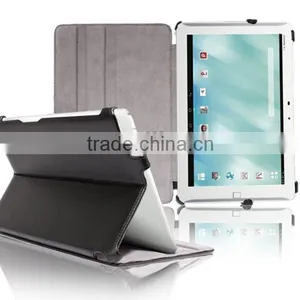 For FUJITSU Arrows Tab F-02F 10.1 Tablet Leather Case thumbnail-1