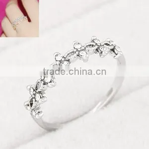 Korean Fashion Sweet OL Personality Ring With Pure and Fresh Flowers thumbnail-2