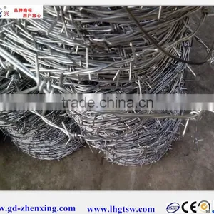 Hot Sale Hot-dipped Galvanized Barbed Wire Price per Roll ZX-CS004 thumbnail-1