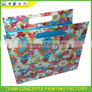 Decorative Accordion File Folder With Handle thumbnail-1