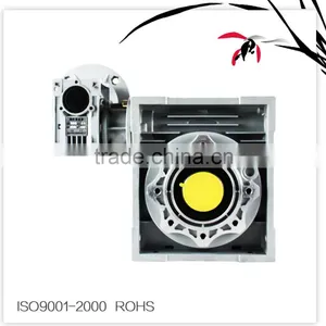 Aluminum Housing Double Stage NMRW025-150 Type Worm Speed Reducer Reduce Reductor Reduction Gearbox for Winch Sliding Door thumbnail-2