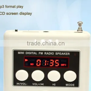 Robot-138 Portable Card Speaker, Speaker With TF/Micro SD Card/USB Disks, Radio fm thumbnail-2