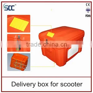 LLDPE Plastic Delivery Box for Scooter, Insulated Delivery Box for Food ( SCC Manufacturer ) thumbnail-2