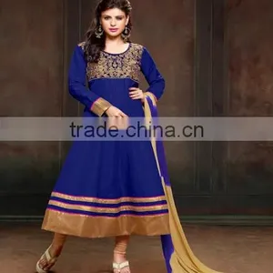 EXCLUSIVELY COTTON ANARKALI SUIT thumbnail-6
