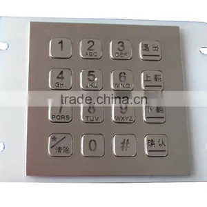 Rear Mounting Rugged Keypad With 12 Keys thumbnail-1