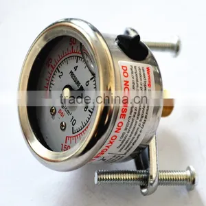 High Quality Air Pressure Gauge Glycerin Filled High Pressure Gauge thumbnail-1