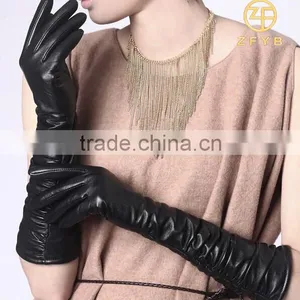 2016 New Style Ladies Long Nappa Sheep Leather Glove thumbnail-1