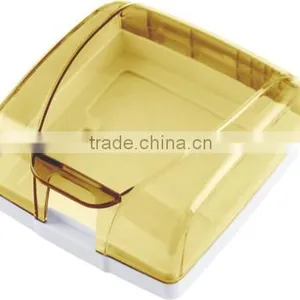 2015 Wholesaler Wallpad for Wall Switch Socket Outlet 86 Type Gold Transparent Waterproof Electrical Plastic Box Enclosures thumbnail-1