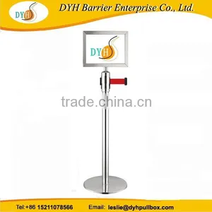 Fine Quality Superior Steel Sign Top for Queue Pole thumbnail-2