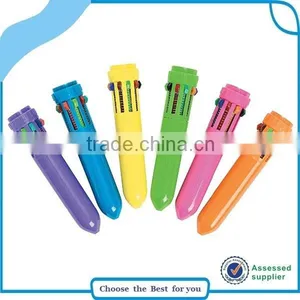 10 in 1 Multicolor Plastic Ball Pen & Promotion Pen & 10 Colors Pen thumbnail-1