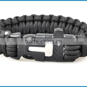 Promotional Plastic Flint Fire Starter Buckles, Flint Buckle, Fire Starter Buckle With Whistle for Bracelet thumbnail-4